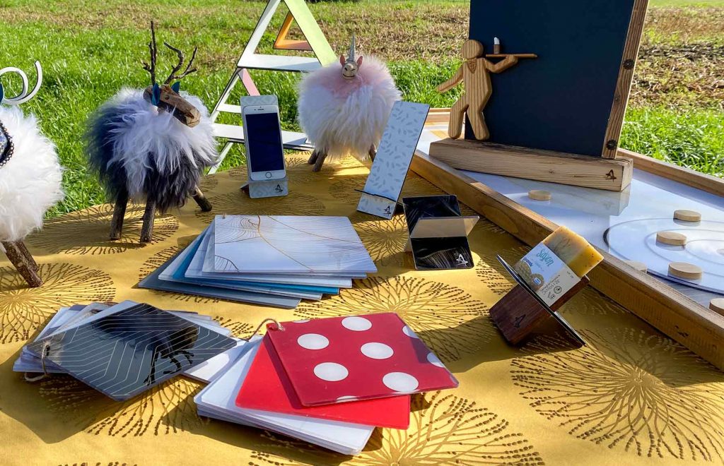 Présentation d'objets divers 100% diy et upcycling