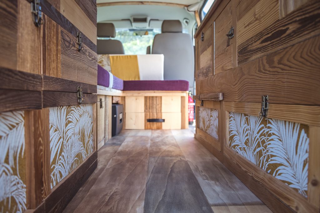 Aménagement Volkswagen T5 rallongé