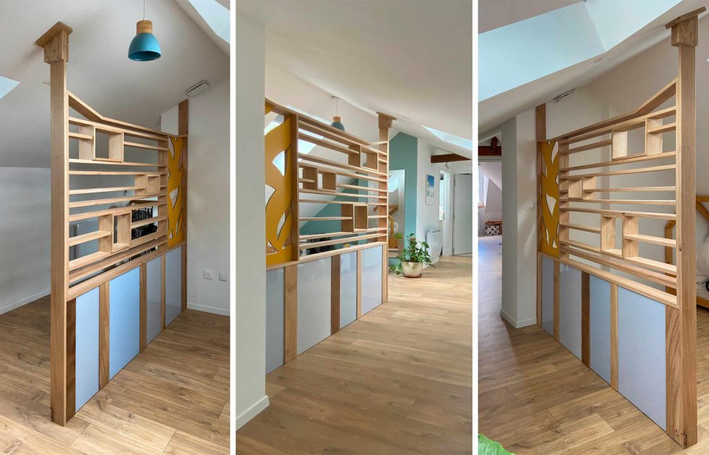 Claustra intérieur 100% upcycling