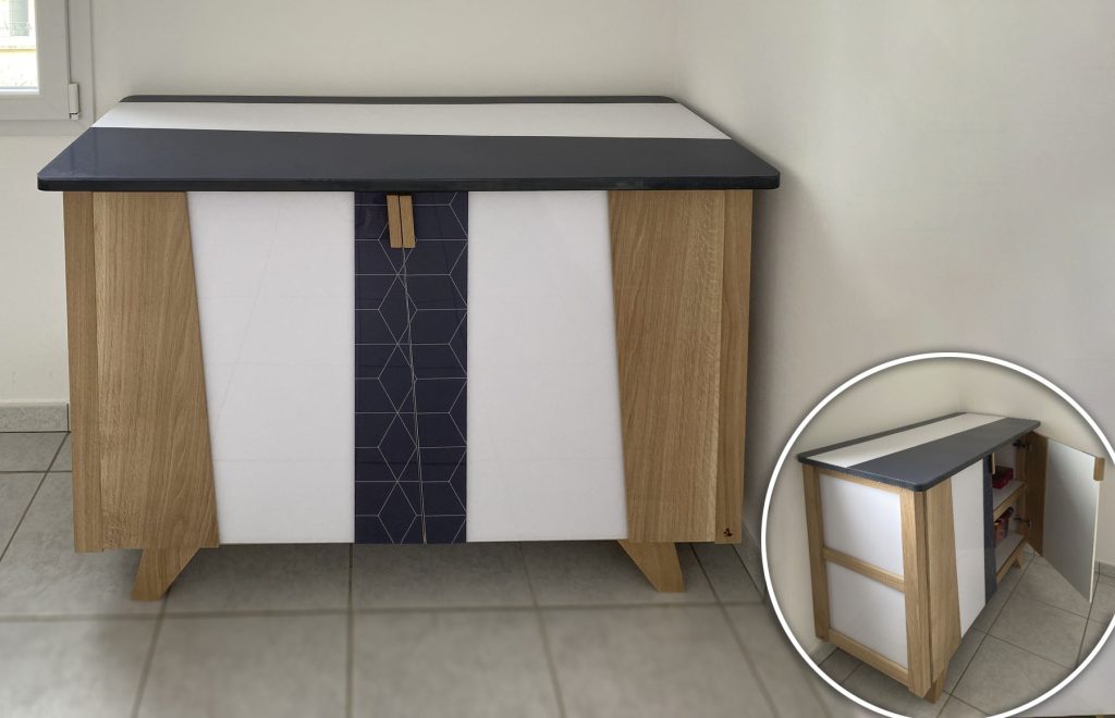 Mobilier sur-mesure, commode stylée et unique